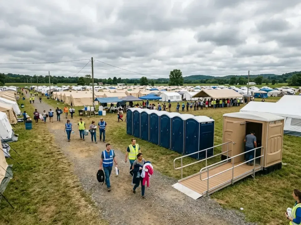 disaster-relief-camp-restrooms-010 — frequently asked questions, Dumpster & Portable Bathrooms Rental in One Loudoun, VA